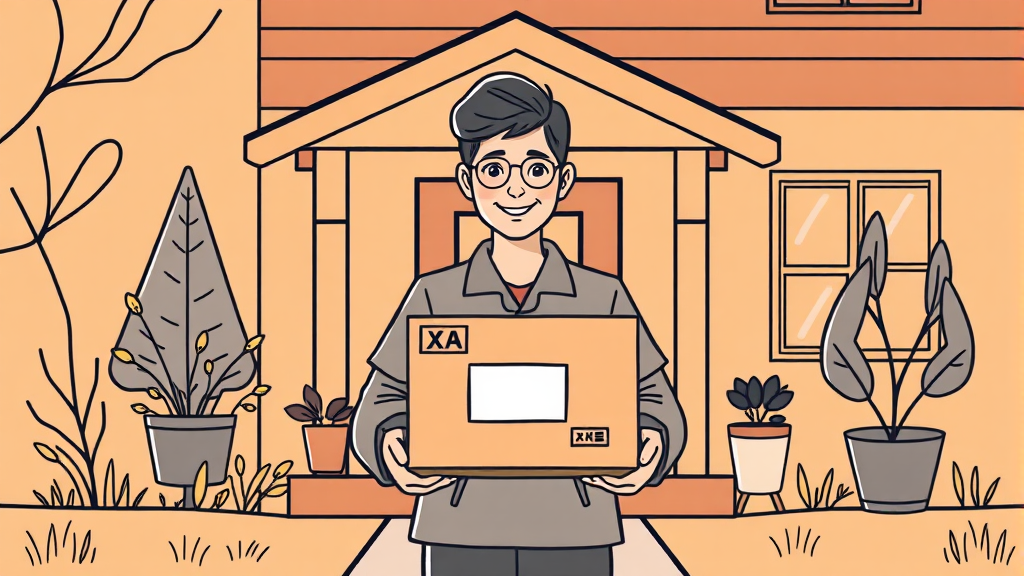 이사 후 주소 변경 체크리스트 (illustration 스타일)