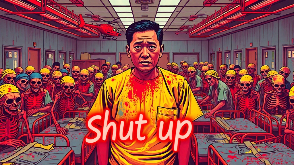 외상센터 운영의 현실적 어려움 (popart 스타일)