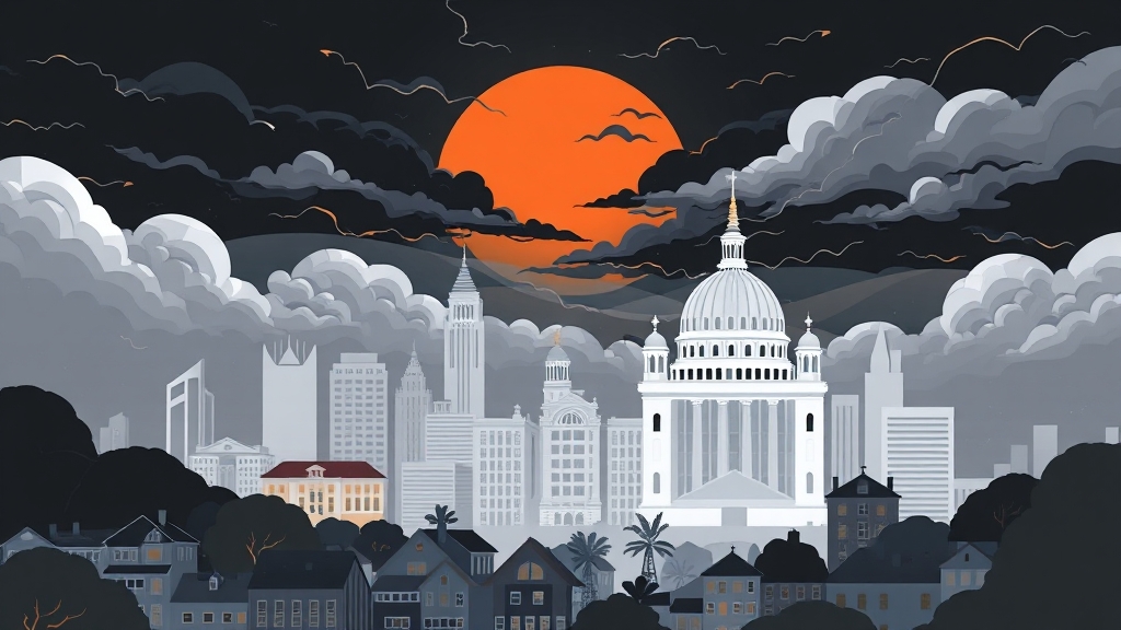 향후 부동산 시장 주요 과제 (illustration 스타일)