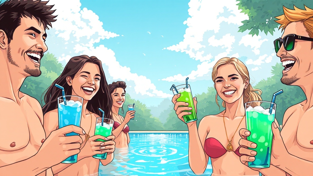 수분 보충, 왜 중요할까? (illustration 스타일)