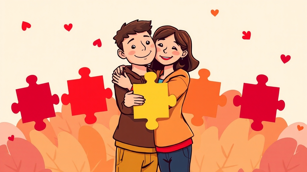 혈액형 궁합, 관계 이해에 미치는 영향 (cartoon 스타일)