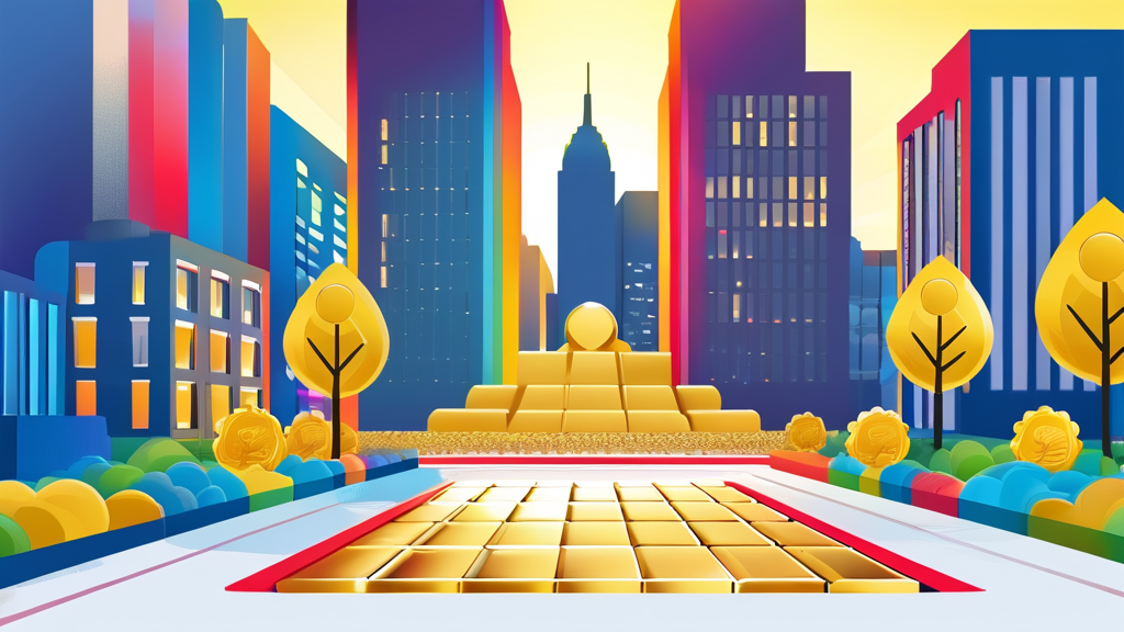 금 투자, 어떤 방식으로 시작해야 할까? (cartoon 스타일)