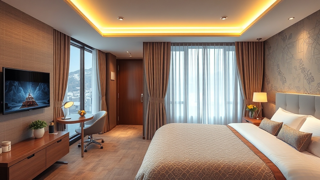 숙소 예약 꿀팁 대방출 (realistic 스타일)