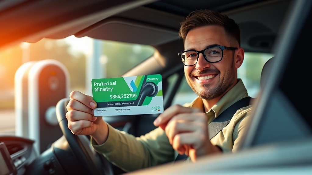 환경부 전기차 카드, 왜 필요할까요? (realistic 스타일)