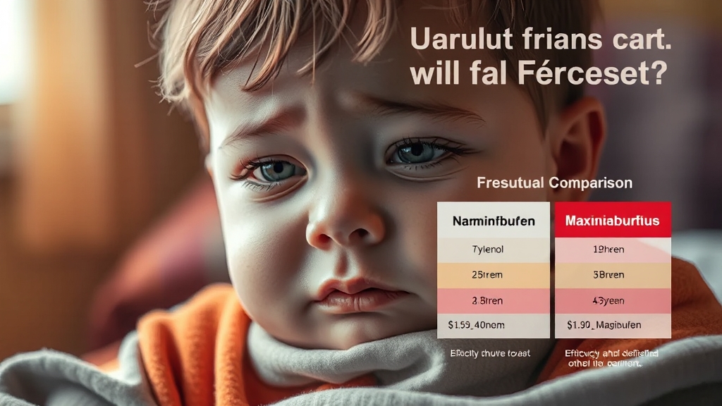 해열제 종류별 특징 비교 (realistic 스타일)