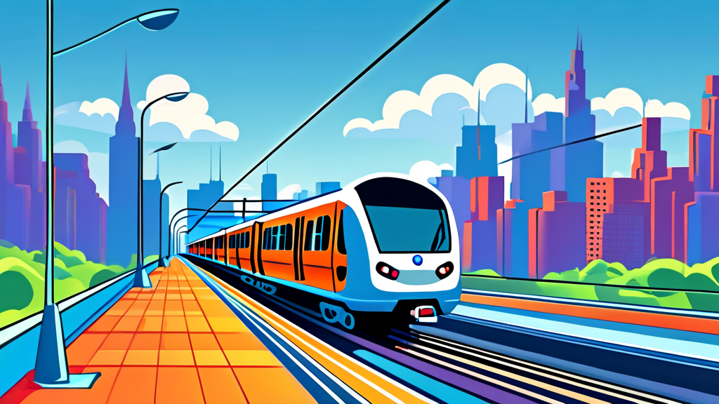 9호선 급행 이용 꿀팁: 시간 절약 및 편의 증진 전략 (cartoon 스타일)