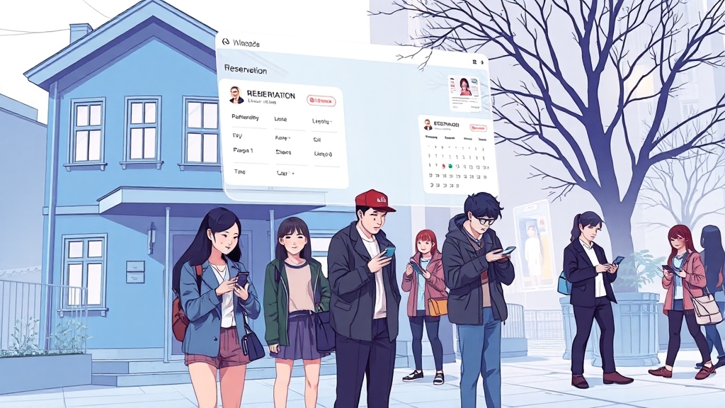 청와대, 예약하는 방법 (illustration 스타일)