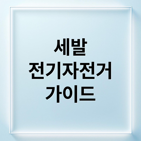 세발
전기자전거
가이드 (세발 전기자전거)