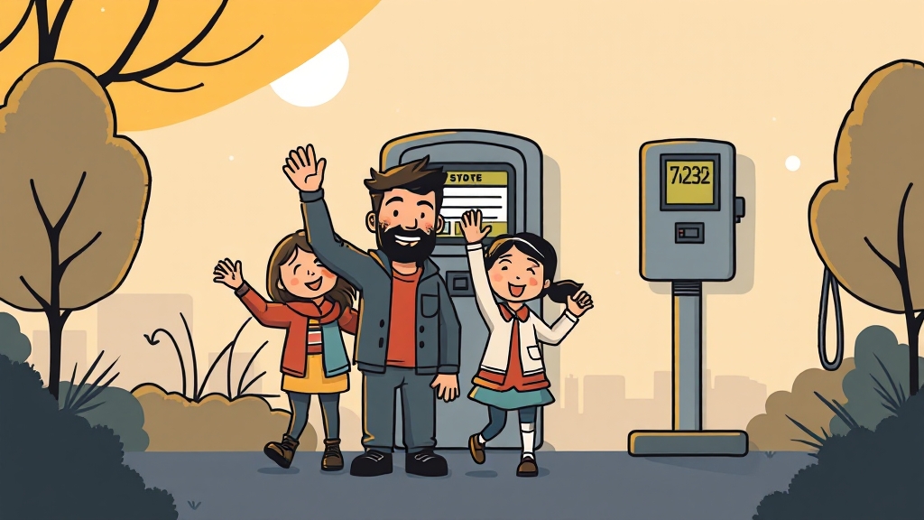 이사 시 도시가스 전출 신청 (cartoon 스타일)