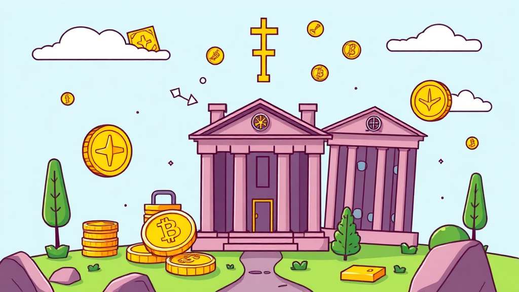 솔라나와 RWA(실물 자산 토큰화) (cartoon 스타일)