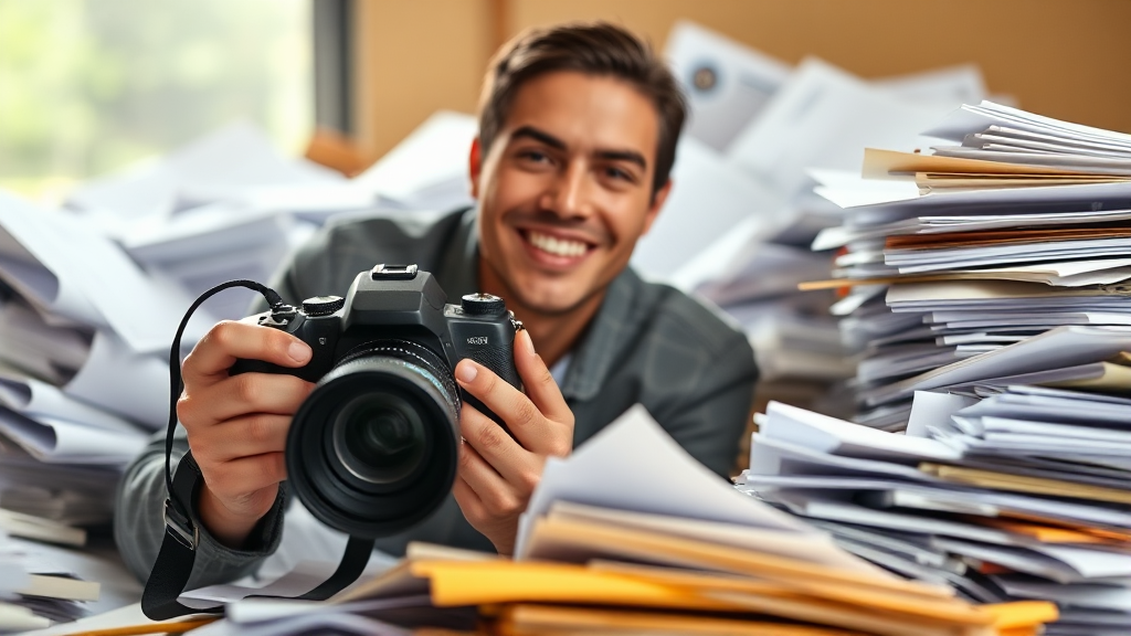 유튜버 세금 신고, 어렵지 않아요! (realistic 스타일)