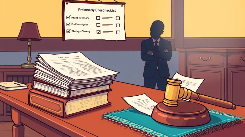 입찰 전 준비 사항 (cartoon 스타일)