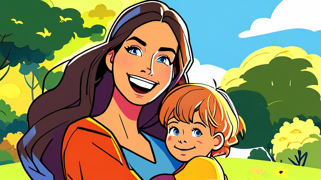 육아맘을 위한 정부 지원금 알아보기 (cartoon 스타일)