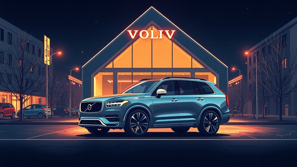 XC90 페이스리프트 출시 배경 및 시장 반응 (illustration 스타일)