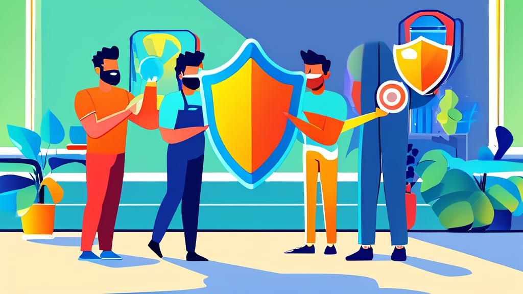 활성산소와 항산화 작용: 노화의 비밀 파헤치기 (cartoon 스타일)