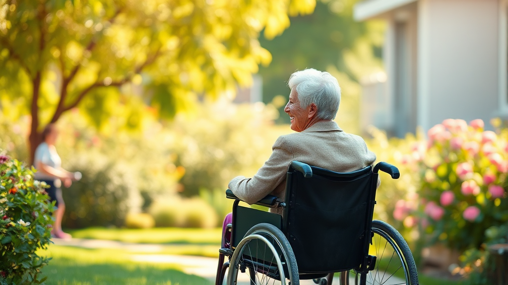 고령자 복지주택이란? (watercolor 스타일)