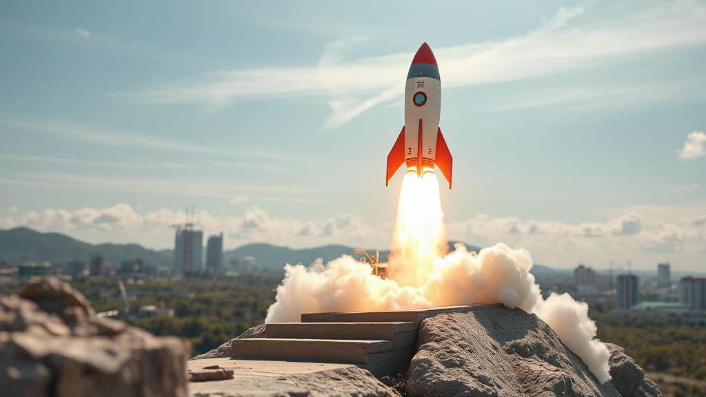 창업 지원 사업 종류 (realistic 스타일)