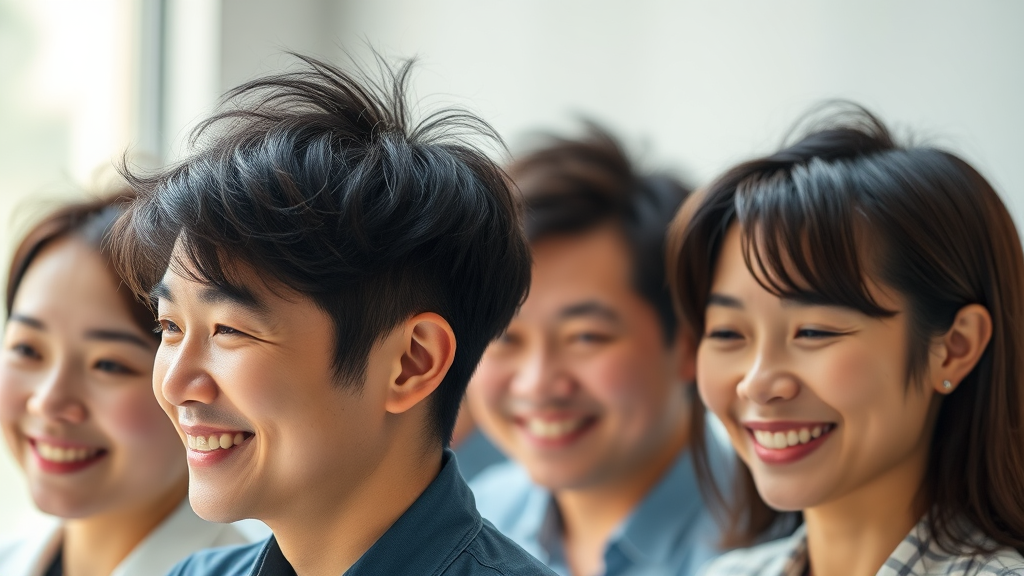 탈모 치료제 개발, 주가 영향은? (realistic 스타일)