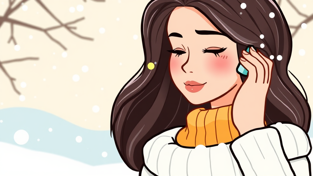 두피 건강을 위한 관리법 (cartoon 스타일)