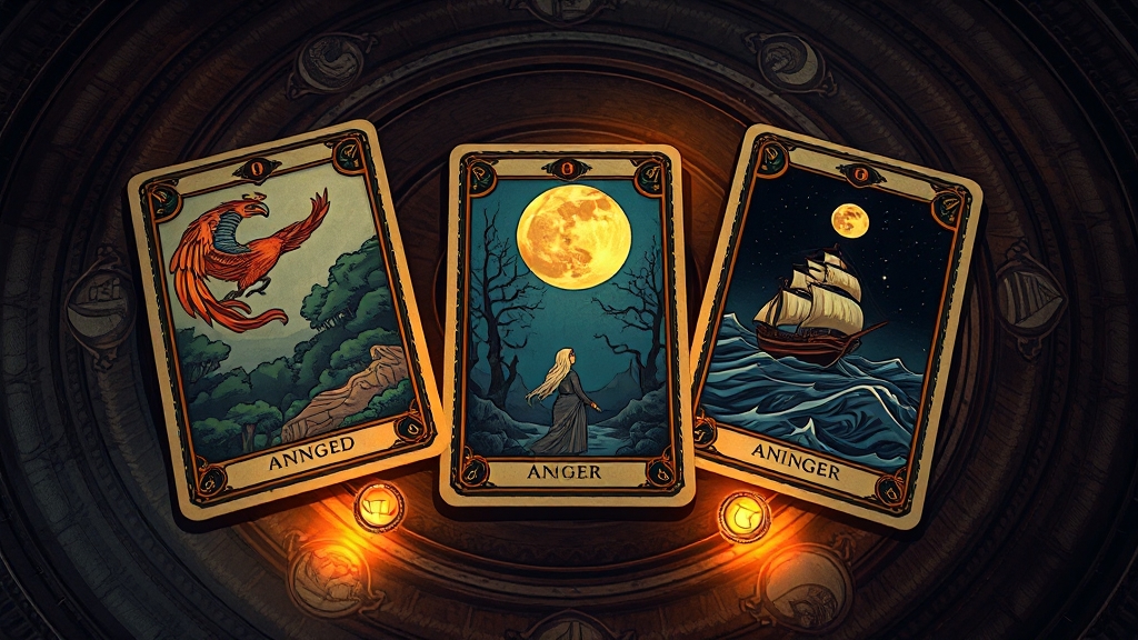 타로 카드: 마법의 카드가 알려주는 오늘 (illustration 스타일)