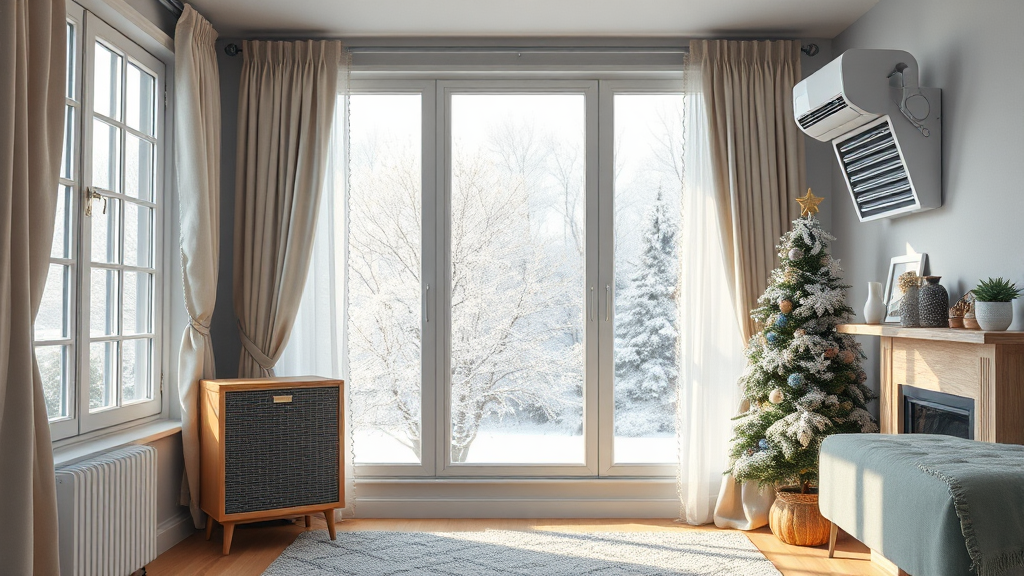 난방비 절약 환기 꿀팁 (realistic 스타일)