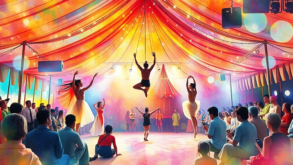 공연 시간 및 좌석 정보 (watercolor 스타일)