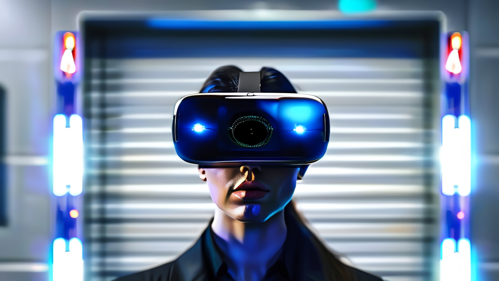 AI 스마트 안경 관련 주의사항 및 법적 처벌 (realistic 스타일)