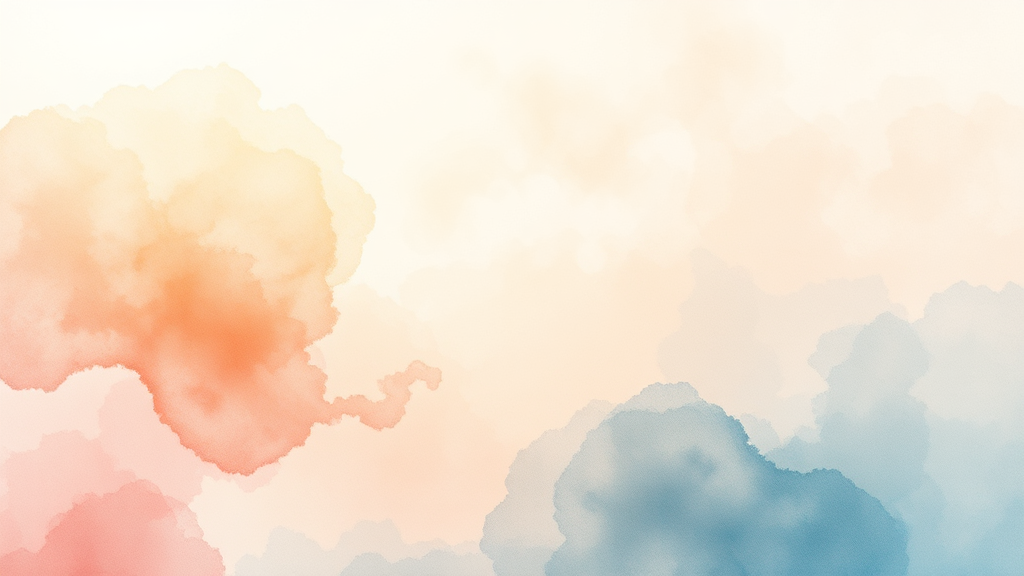 압류방지통장과의 차이점 (watercolor 스타일)