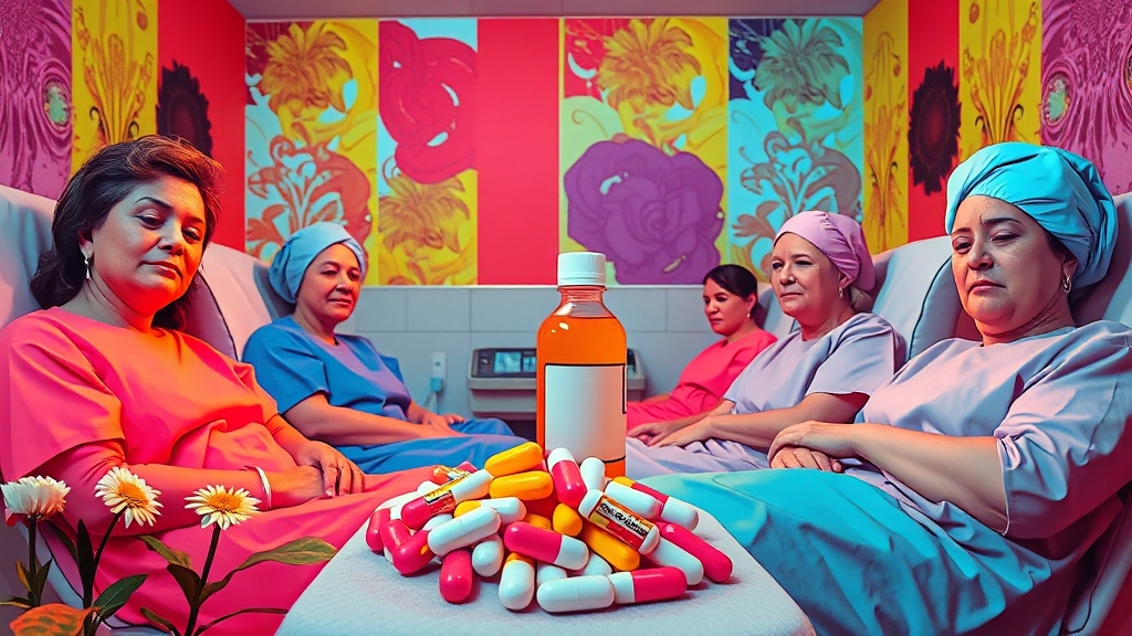수술 직후, 어떻게 관리해야 할까? (popart 스타일)