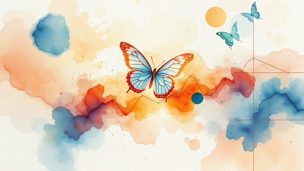 카오스 이론, 어디에 쓰일까? (watercolor 스타일)