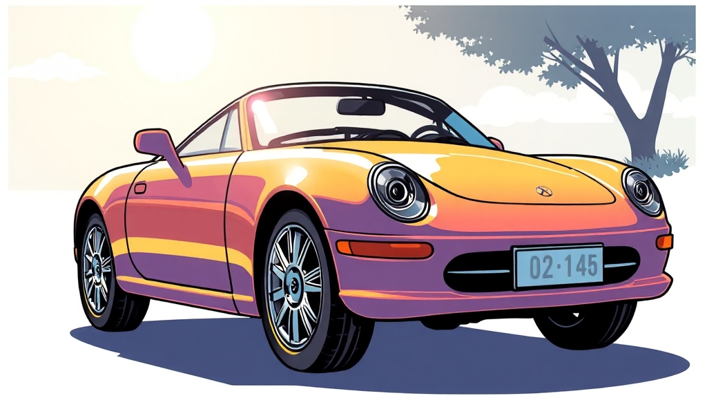 중고차 판매 전 준비사항 (illustration 스타일)