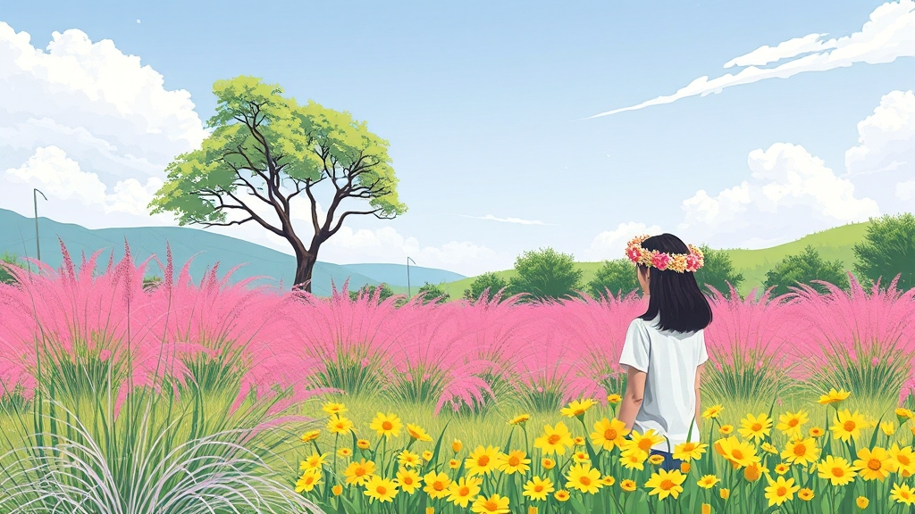 인생샷 보장! 포토존 (illustration 스타일)