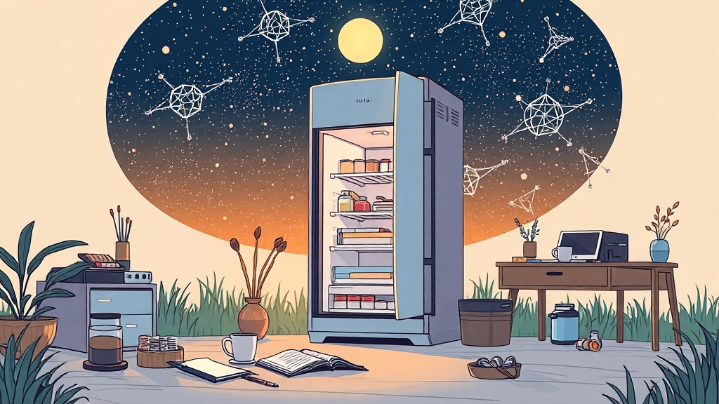 소음, 에너지 효율, 그리고 관리 (cartoon 스타일)