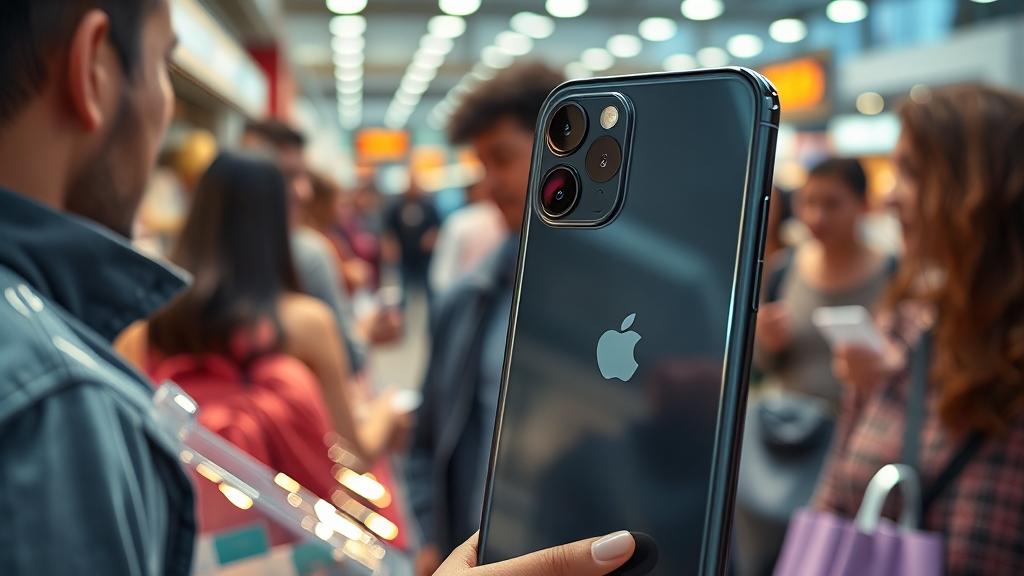 아이폰 16 출시일 및 가격 전망 (realistic 스타일)