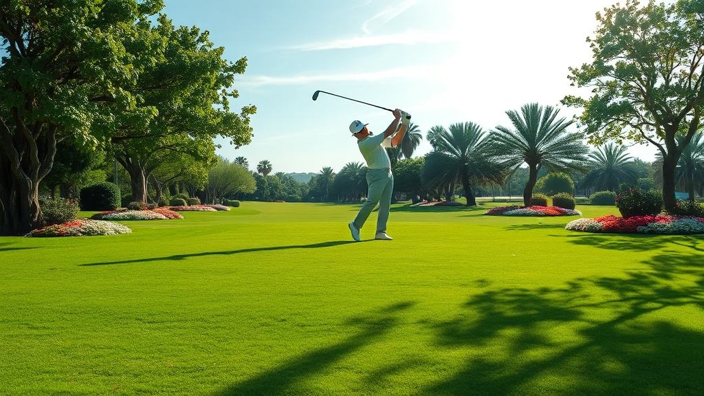 골프 여행, 어디로 떠날까? (realistic 스타일)