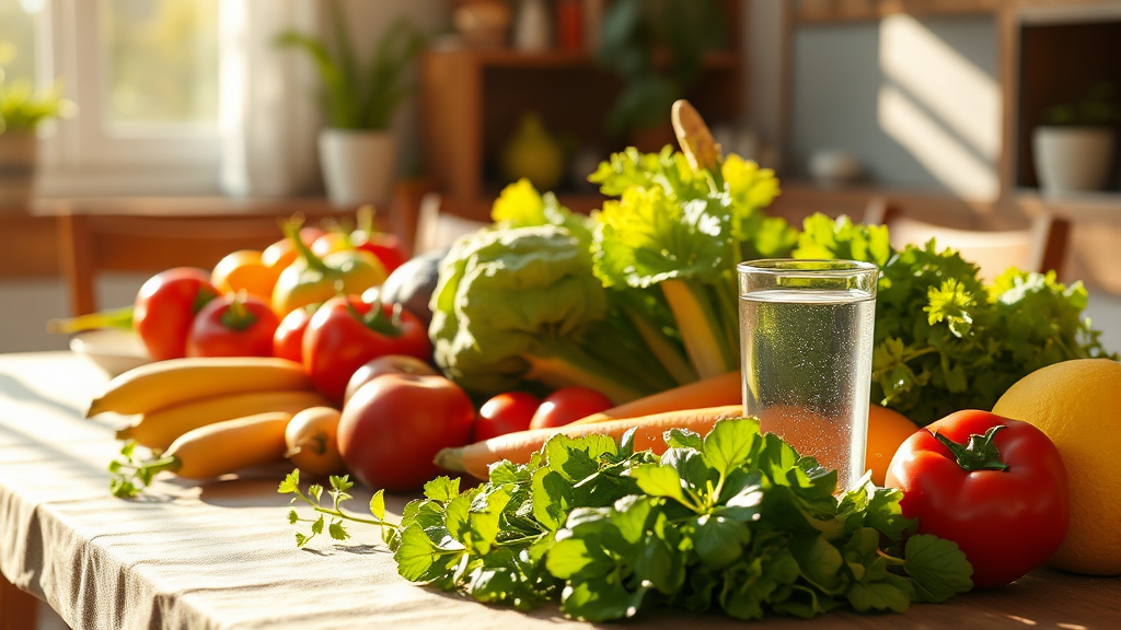 면역력 증진을 위한 생활 습관 개선 (realistic 스타일)