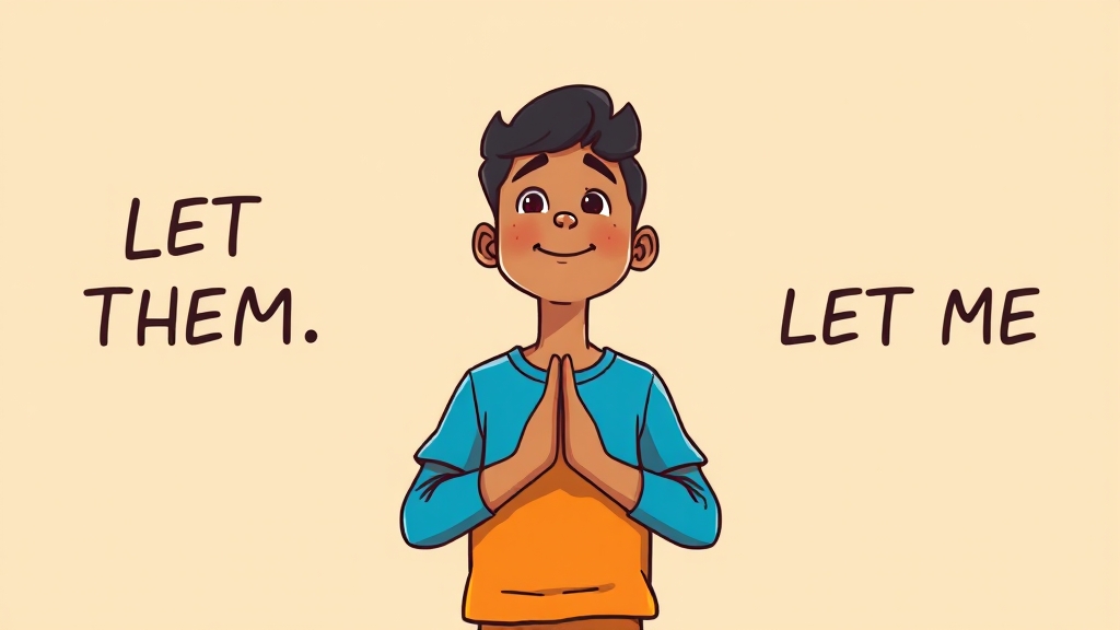 LET THEM vs. LET ME 원리 (cartoon 스타일)