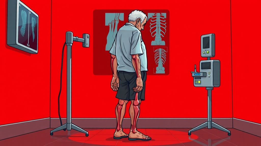 관절 통증, 언제 병원에 가야 할까요? (cartoon 스타일)