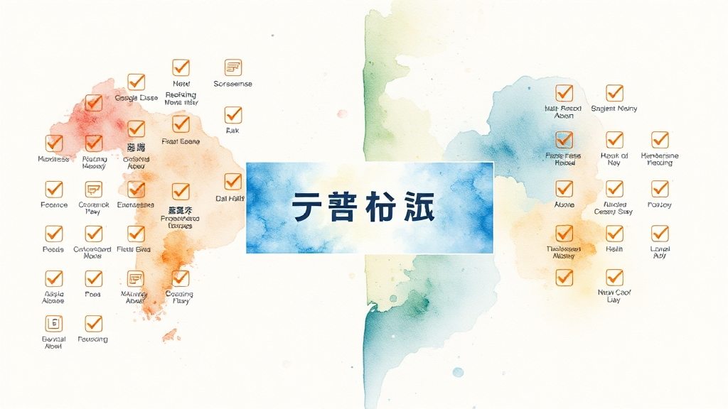 구글 애드센스와 카카오 애드핏의 정책 비교 (watercolor 스타일)
