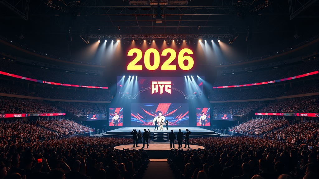 하이브 전략, 2026년 ‘실현의 해’! (realistic 스타일)