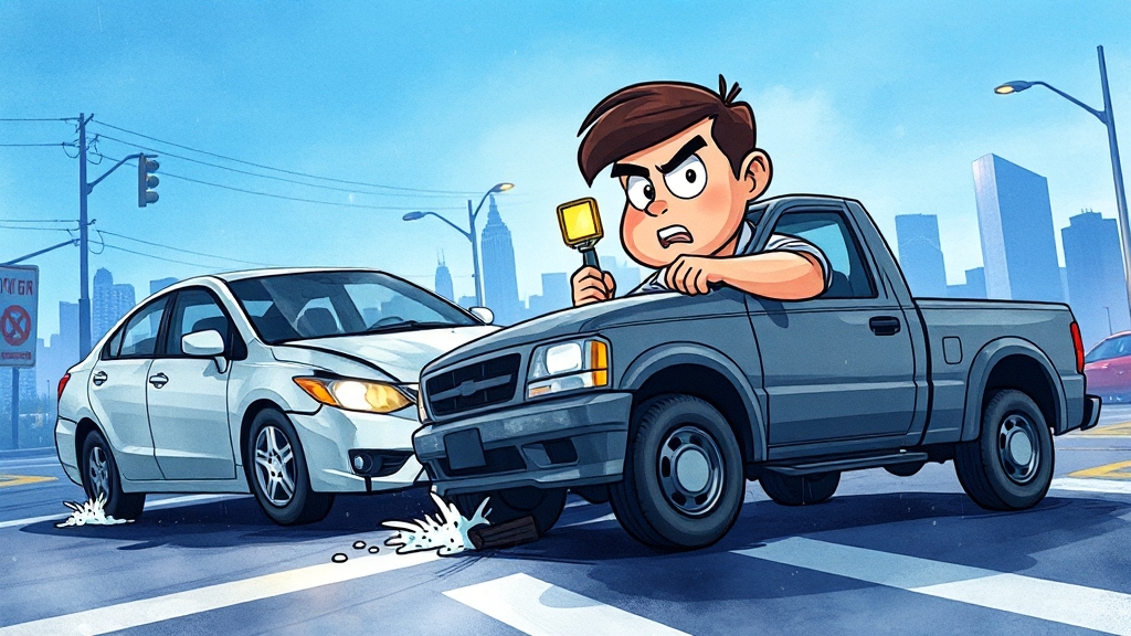 과실 비율: 책임 분배 핵심 원칙 (cartoon 스타일)