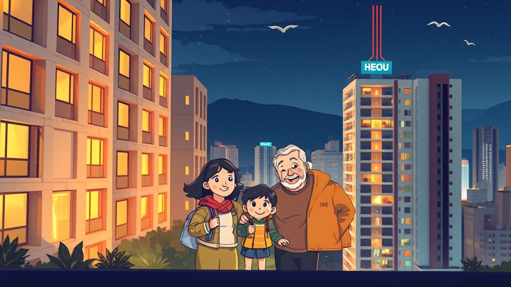 장기안심주택, 무엇이 다를까? (cartoon 스타일)