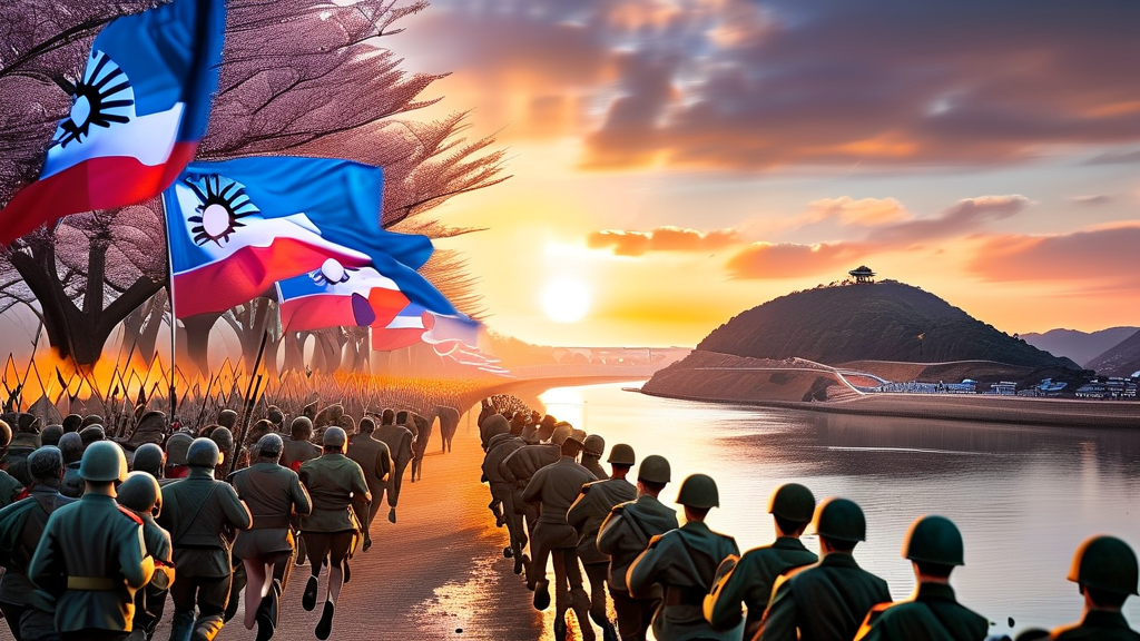 마라톤 대회 참여의 즐거움과 의미 (realistic 스타일)