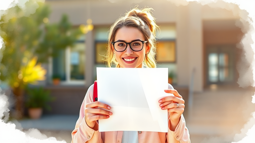 최종 합격자 발표 확인 (watercolor 스타일)