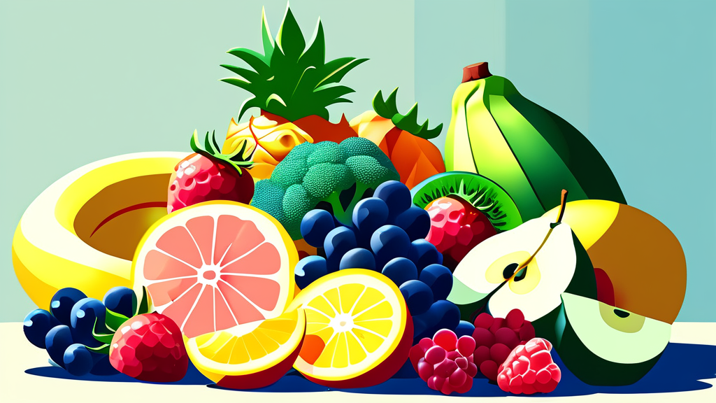 건강한 삶을 위한 칼륨 섭취 가이드 (illustration 스타일)