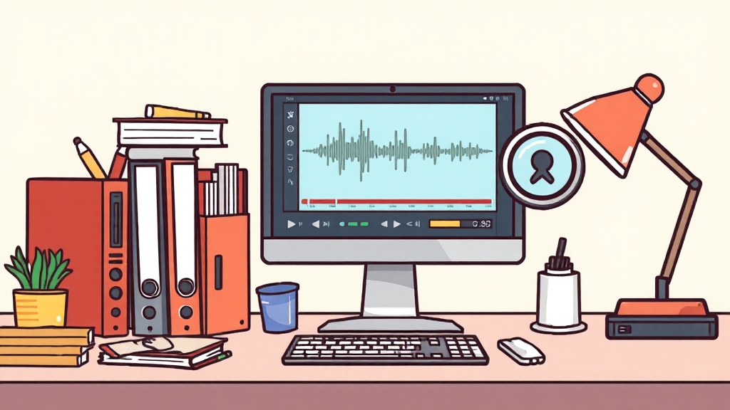 녹음 파일 관리 및 편집 (cartoon 스타일)