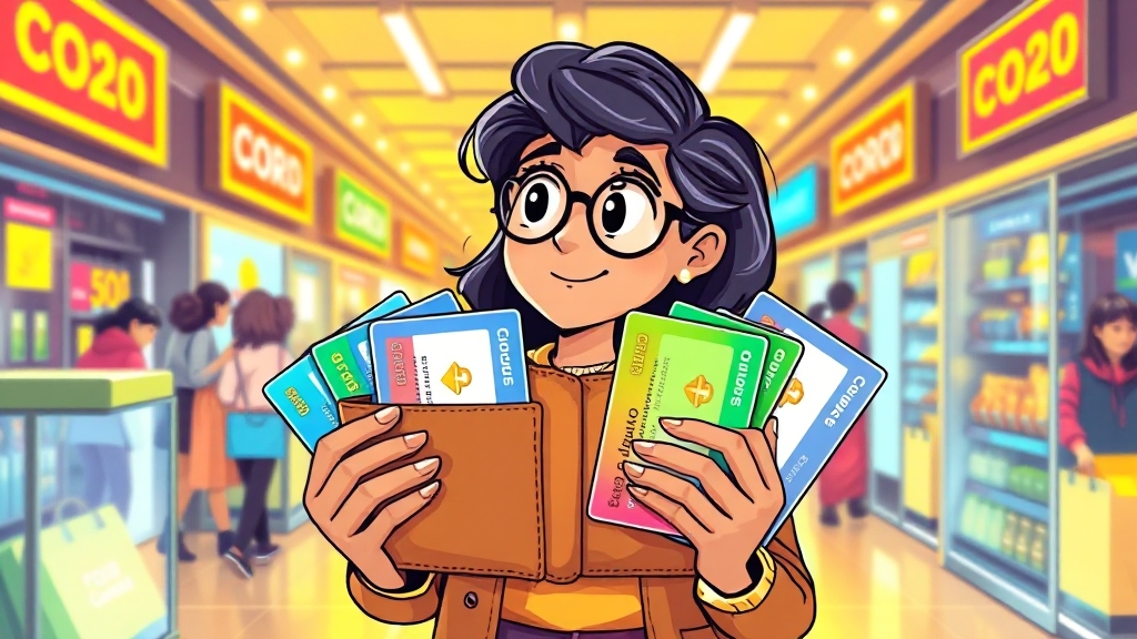 카드사 혜택 비교 분석 (cartoon 스타일)