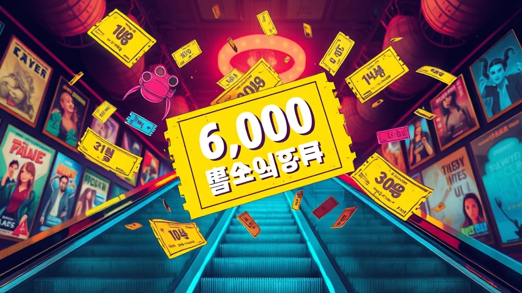 영화 할인쿠폰 발급 및 자격 (illustration 스타일)