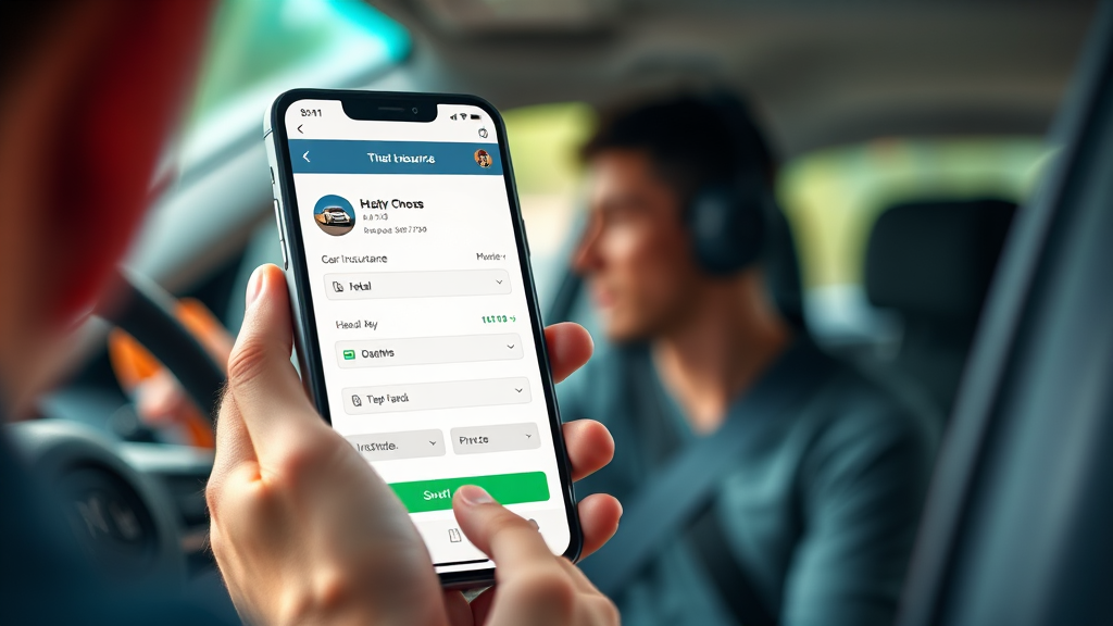 내 운전자보험, 어떻게 확인할까? (realistic 스타일)