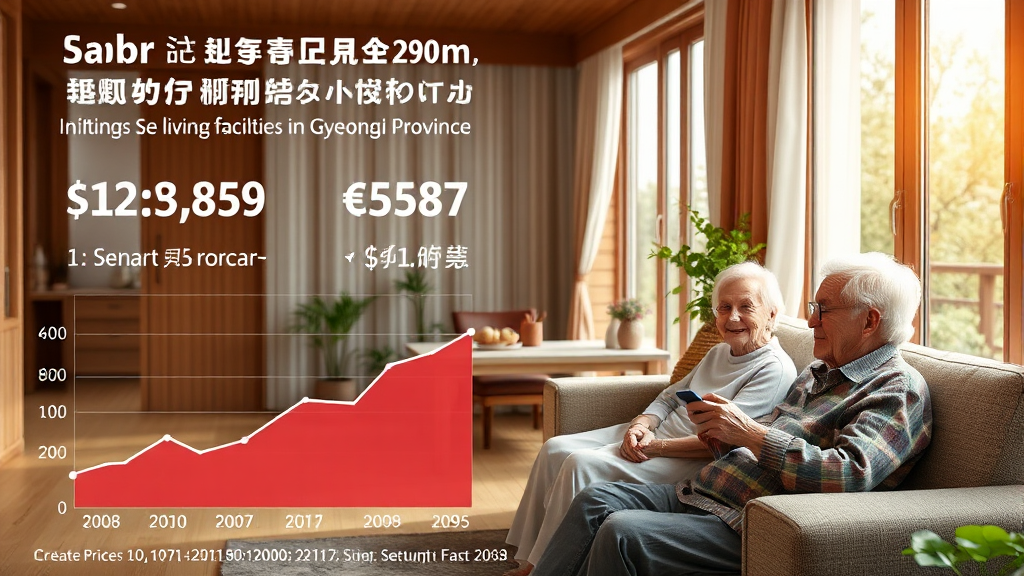 경기도 실버타운 시세 및 투자 가치 비교 (realistic 스타일)